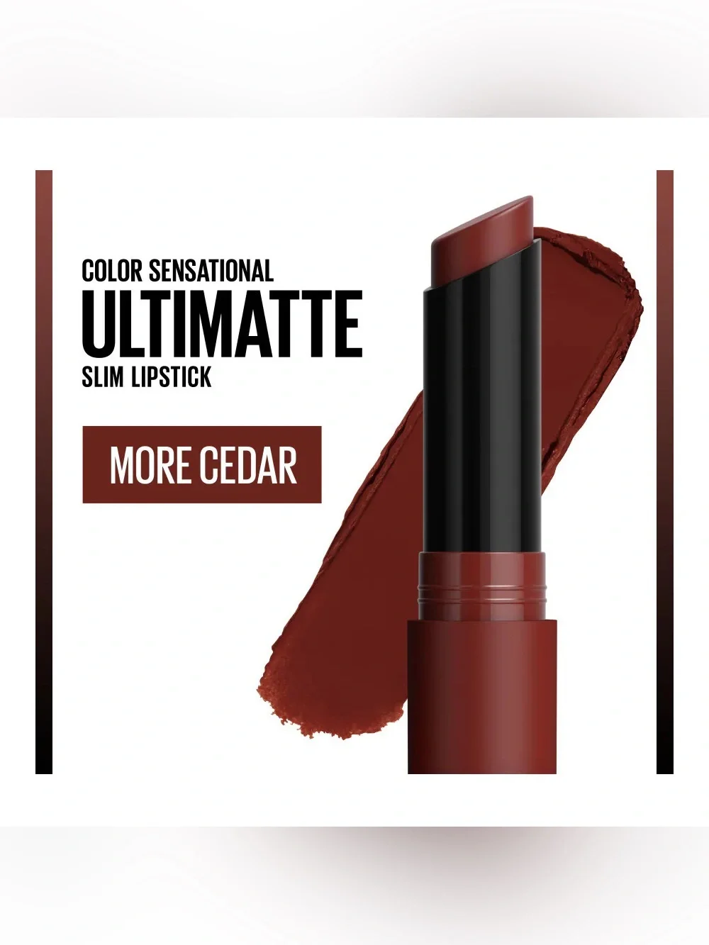 Maybelline ULTIMATTE Slim Lipstick #188 More Cedar